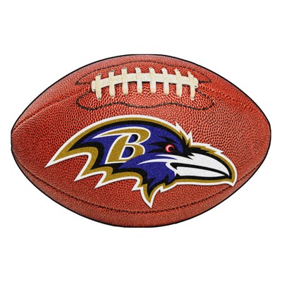 Fan Mats  LLC Baltimore Ravens Football Rug 
