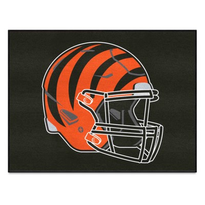 Fan Mats  LLC Cincinnati Bengals All-Star Mat Black