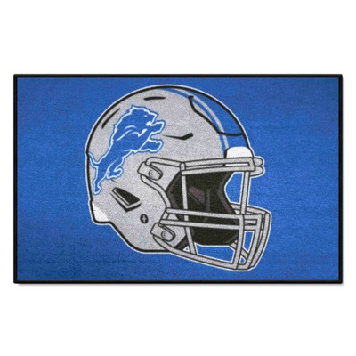 Fan Mats  LLC Detroit Lions Starter Mat Blue