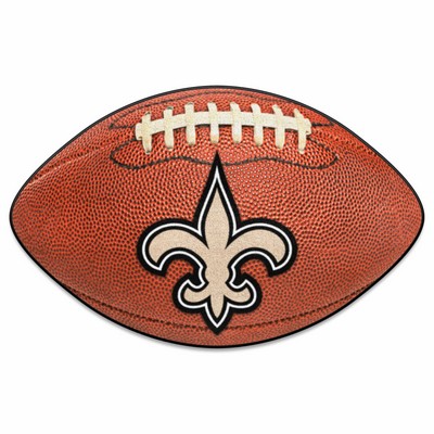 Fan Mats  LLC New Orleans Saints Football Mat Brown