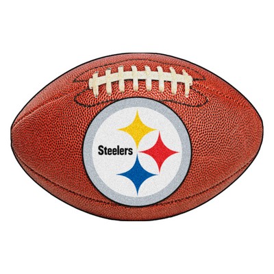 Fan Mats  LLC Pittsburgh Steelers Football Rug 