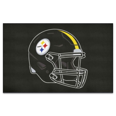 Fan Mats  LLC Pittsburgh Steelers Starter Mat Black