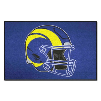 Fan Mats  LLC Los Angeles Rams Starter Mat Blue