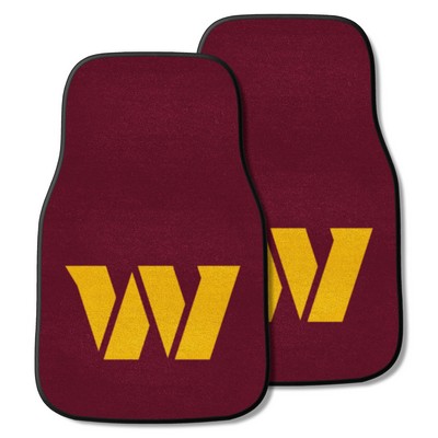 Fan Mats  LLC Washington Commanders 2-pc Carpet Car Mat Set Maroon