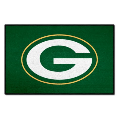Fan Mats  LLC Green Bay Packers Starter Mat Accent Rug - 19in. x 30in. Green