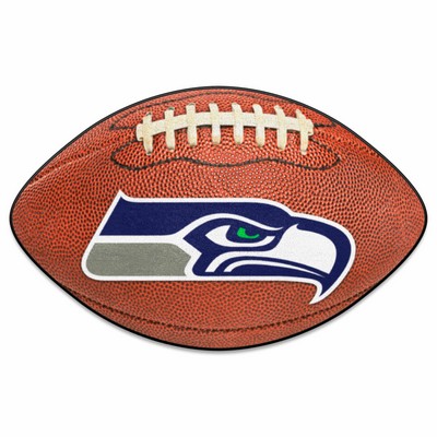 Fan Mats  LLC Seattle Seahawks Football Mat Brown