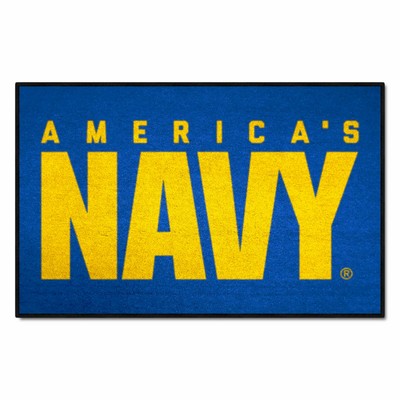 Fan Mats  LLC U.S. Navy n/a Starter Mat Navy