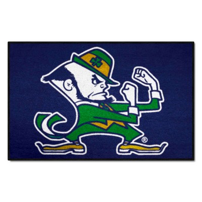 Fan Mats  LLC Notre Dame Fighting Irish Starter Mat Navy