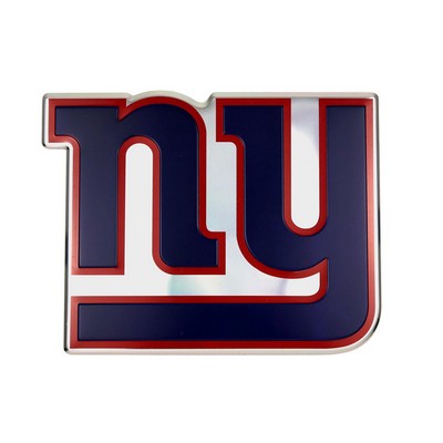 Fan Mats  LLC New York Giants Embossed Color Emblem Dark Blue