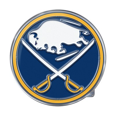 Fan Mats  LLC Buffalo Sabres Embossed Color Emblem Blue, Yellow