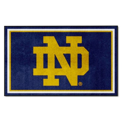 Fan Mats  LLC Notre Dame Fighting Irish 4x6 Rug Navy