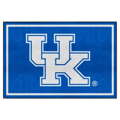 Fan Mats  LLC Kentucky Wildcats 5x8 Rug Blue