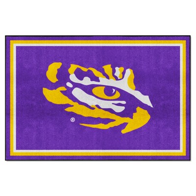 Fan Mats  LLC LSU Tigers 5x8 Rug Purple