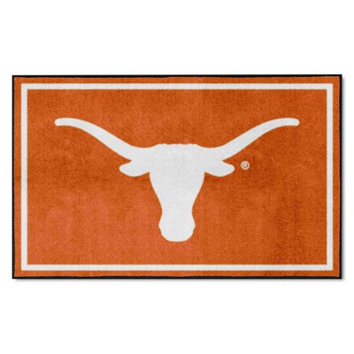 Fan Mats  LLC Texas Longhorns 4x6 Rug Orange