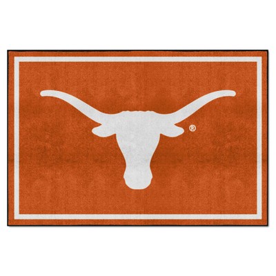 Fan Mats  LLC Texas Longhorns 5x8 Rug Orange