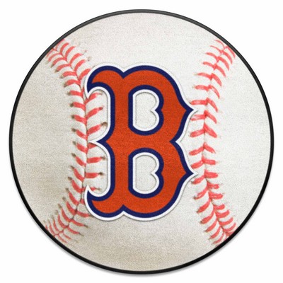Fan Mats  LLC Boston Red Sox Baseball Mat White