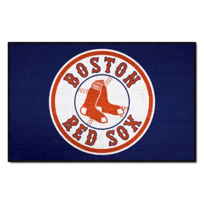 Fan Mats  LLC Boston Red Sox Starter Mat Navy