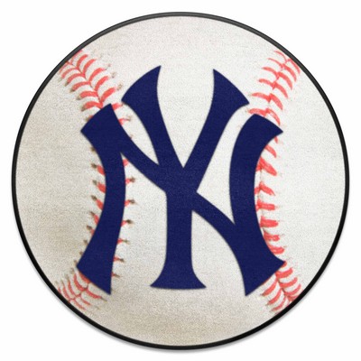 Fan Mats  LLC New York Yankees Baseball Mat White