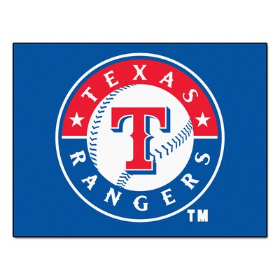 Fan Mats  LLC Texas Rangers Starter Rug 