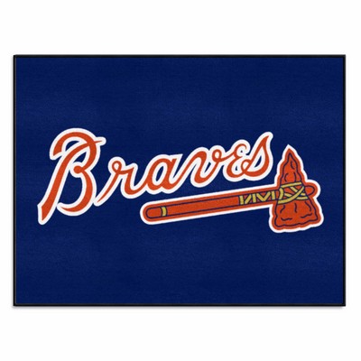 Fan Mats  LLC Atlanta Braves All-Star Mat Navy
