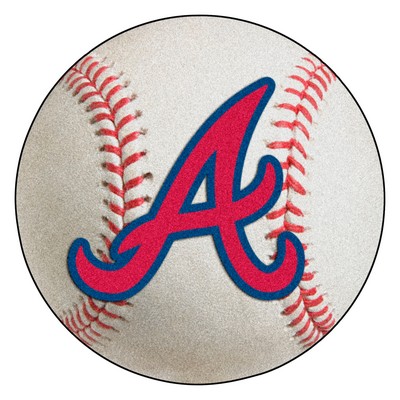 Fan Mats  LLC Atlanta Braves Baseball Rug 