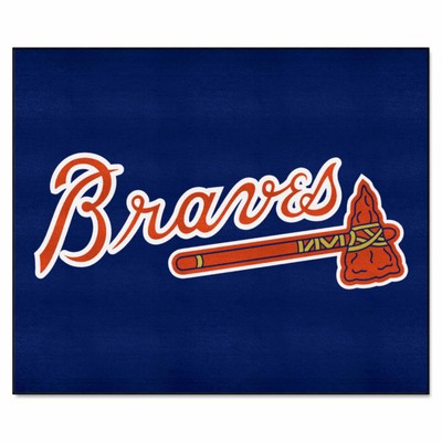 Fan Mats  LLC Atlanta Braves Tailgater Mat Navy