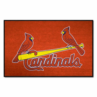 Fan Mats  LLC St. Louis Cardinals Starter Mat Red