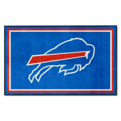 Fan Mats  LLC Buffalo Bills 4x6 Rug Blue