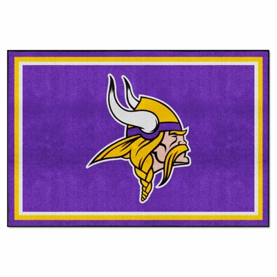 Fan Mats  LLC Minnesota Vikings 5x8 Rug Purple