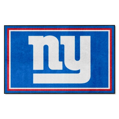Fan Mats  LLC New York Giants 4x6 Rug Dark Blue