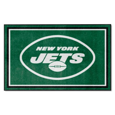 Fan Mats  LLC New York Jets 4x6 Rug Green