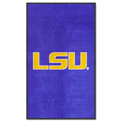 Fan Mats  LLC LSU Tigers 3x5 Logo Mat Portrait Purple