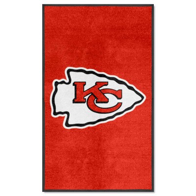 Fan Mats  LLC Kansas City Chiefs 3x5 Logo Mat Portrait Red