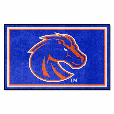 Fan Mats  LLC Boise State Broncos 4x6 Rug Blue