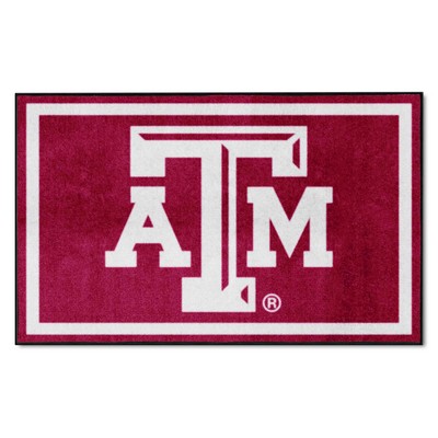 Fan Mats  LLC Texas A&M Aggies 4x6 Rug Maroon