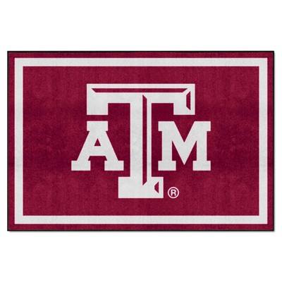 Fan Mats  LLC Texas A&M Aggies 5x8 Rug Maroon