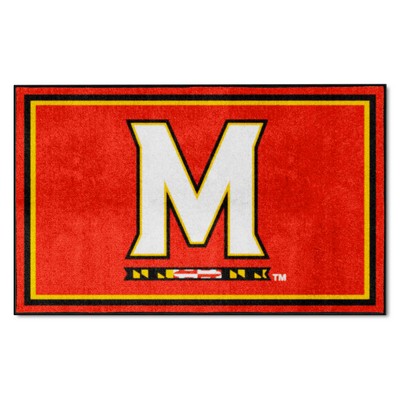 Fan Mats  LLC Maryland Terrapins 4x6 Rug Red