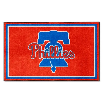 Fan Mats  LLC Philadelphia Phillies 4x6 Rug Red