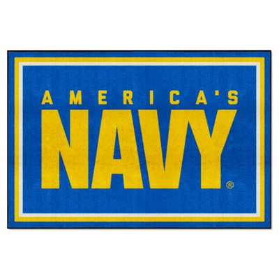 Fan Mats  LLC U.S. Navy n/a 5x8 Rug Navy