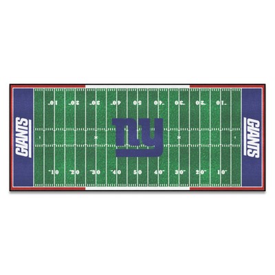 Fan Mats  LLC New York Giants Football Field Runner Green