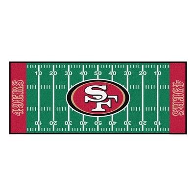 Fan Mats  LLC San Francisco 49ers Field Runner Rug 