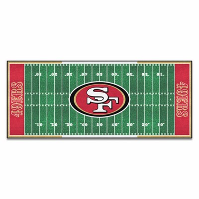 Fan Mats  LLC San Francisco 49ers Field Runner Rug 