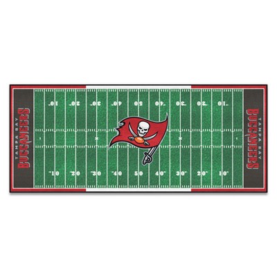 Fan Mats  LLC Tampa Bay Buccaneers Field Runner Rug 