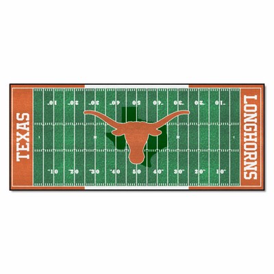 Fan Mats  LLC Texas Longhorns Football Field Runner Green