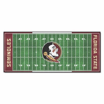 Fan Mats  LLC Florida State Seminoles Football Field Runner Green