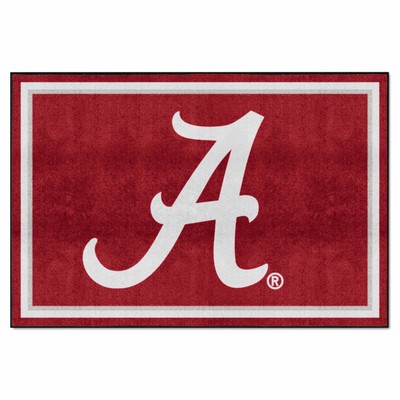 Fan Mats  LLC Alabama Crimson Tide 5x8 Rug Red