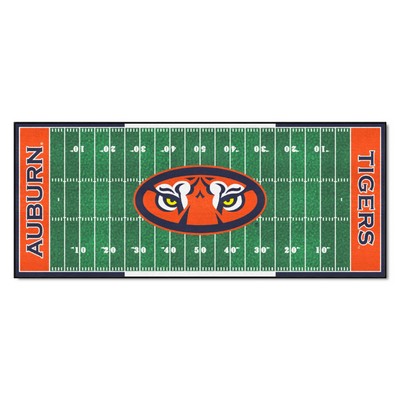 Fan Mats  LLC Auburn Tigers Football Field Runner Green