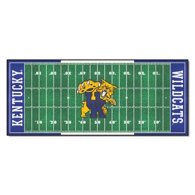 Fan Mats  LLC Kentucky Wildcats Football Field Runner Green