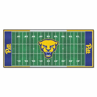 Fan Mats  LLC Pitt Panthers Football Field Runner Green