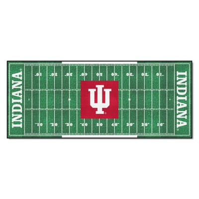 Fan Mats  LLC Indiana Hooisers Football Field Runner Green
